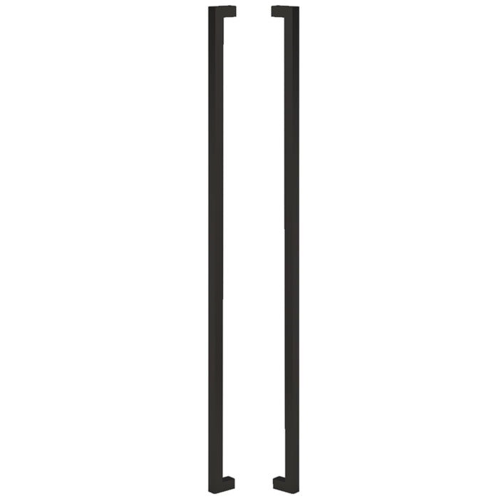 GU Contemporary Square Straight Handle – Double Pull Bars, 47-1/4" Height