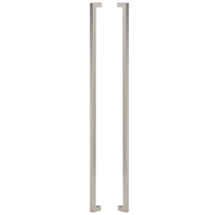 GU Contemporary Square Straight Handle – Double Pull Bars, 47-1/4" Height