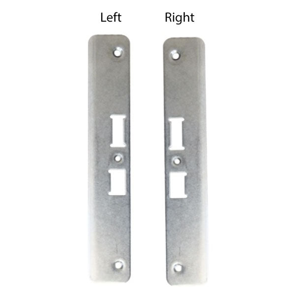 Ashland Right Hand Latch and Deadbolt Strike Plate – Stainless Steel