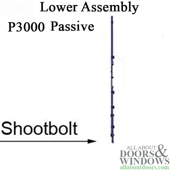 Amesbury P3000 Multipoint Lock Passive Gear – 45mm Backset, 92mm PZ
