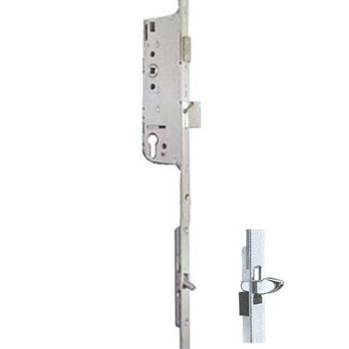 Hoppe Multipoint Lower Extension with Manual Tongue – 45mm Backset, 92mm PZ, 37" Handle Height