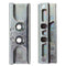 GU Euro Groove Locking Plate – Raised Back, 2-1/8" Length