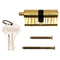 Schlage Euro Cylinder for 1-3/4" Doors – SC1 Keyway, Satin Nickel