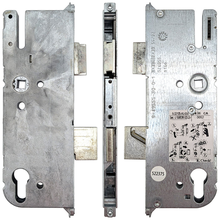 GU Ferco Europa Multipoint Lock Body – 55mm Backset, 92mm PZ