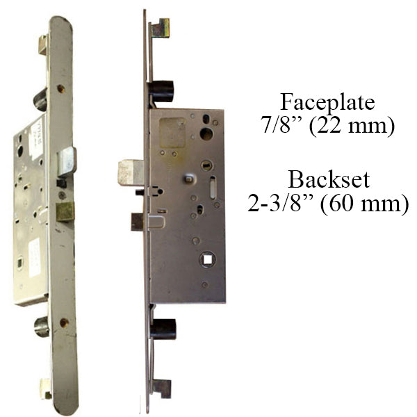 Active Multipoint Lock with Concealed Shootbolts – 60mm Backset, 22mm Faceplate