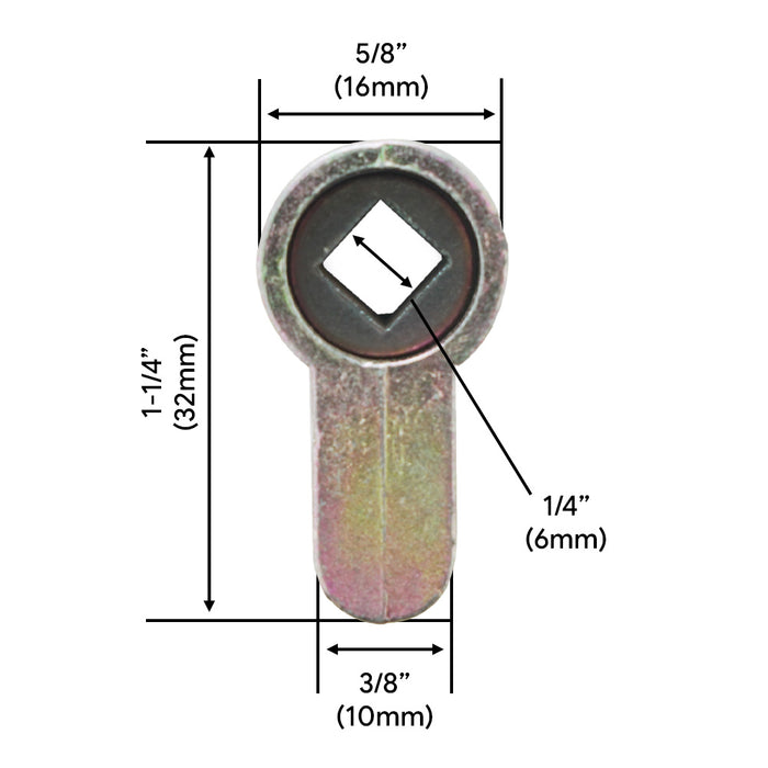 Euro to American Lock Cylinder Adapter Insert