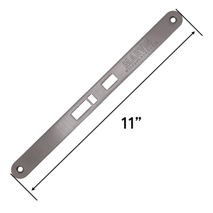 Marvin Lock Cover Plate for Hinged Patio Door – Active Panel, 7/8" x 11"