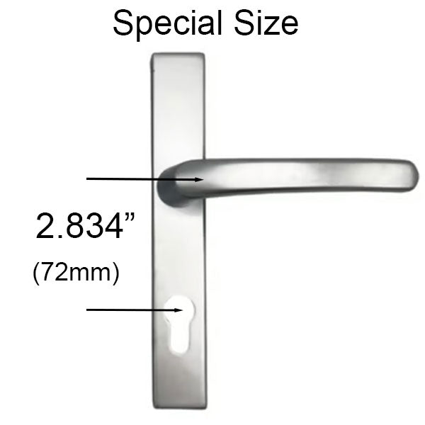Active Handle Set for Multipoint Locks – 72mm PZ