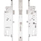Hoppe HLS9350 Manual Gear for Aluminum Profile Doors – 35mm Backset, 92mm PZ