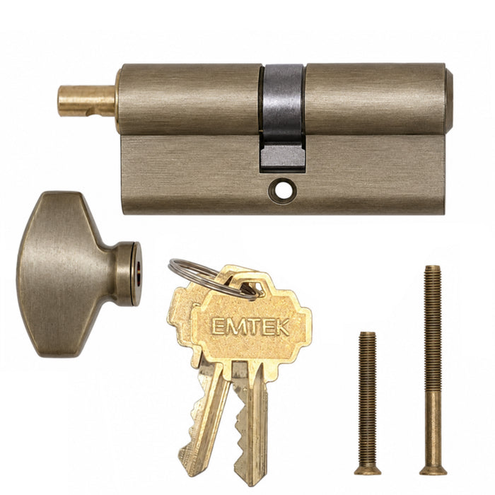 Emtek Euro Cylinder for 2-3/4" Doors – Schlage SC1 Keyway