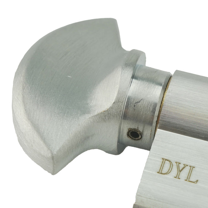 Active Keyed Euro Profile Cylinder – 35/35, Y1 Keyway, Polished Chrome