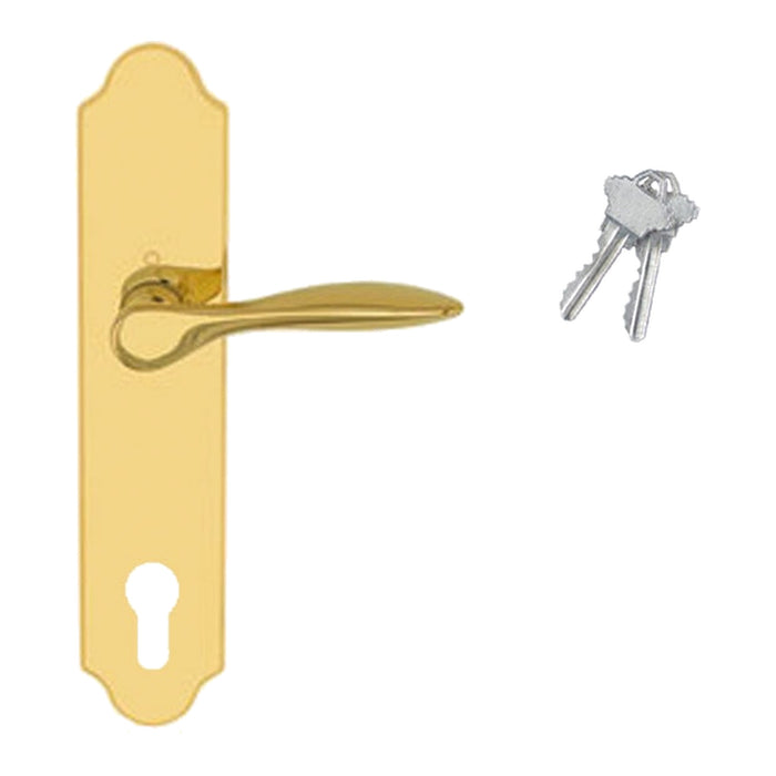 Hoppe New Orleans Active Handleset – 92mm PZ, Satin Nickel