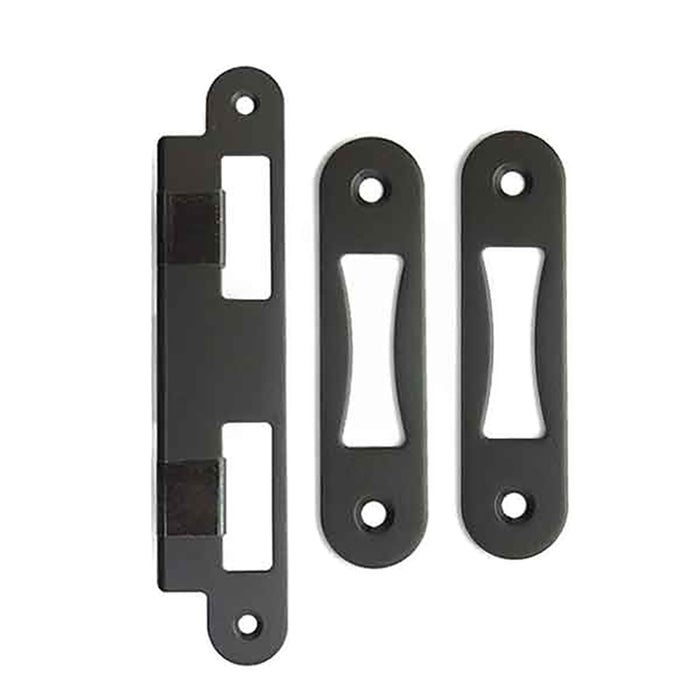 G-U/Ferco Strike Plate Set for 1-3/4" Doors – Dark Bronze