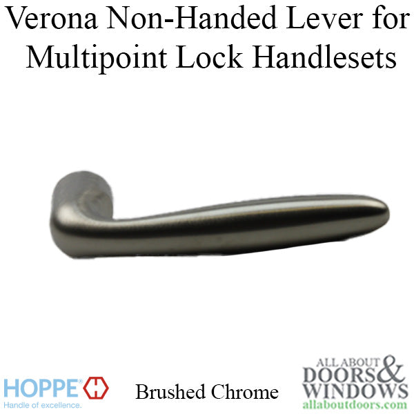 Hoppe Verona M151 Lever Handle – Brushed Chrome