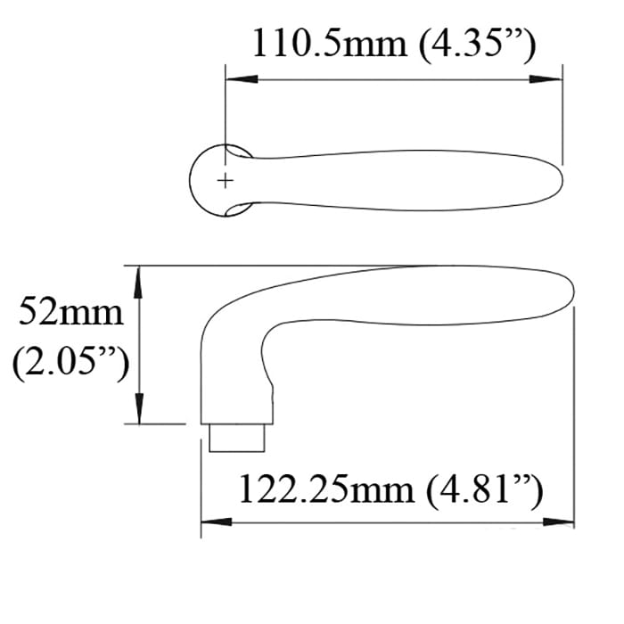 Hoppe Verona M151 Lever Handle – Antique Brass