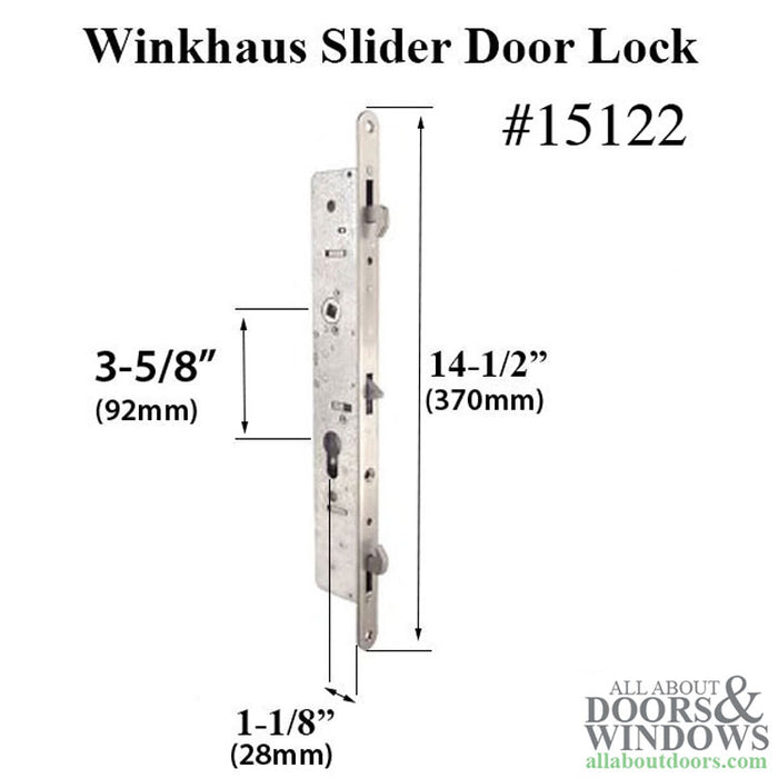 Winkhaus Botticelli Keyed Entry Trim for Sliding Patio Doors – Left Hand