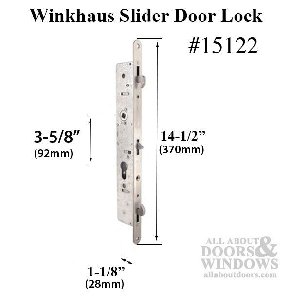 Winkhaus Volo Sliding Patio Door Handle Trim – Dummy Pair