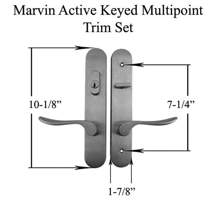 Marvin Active Door Trim – Keyed with Schlage Keyway