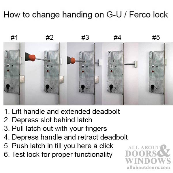 GU Monolock Single Point Mortise Lock – 30mm Backset, 92mm PZ