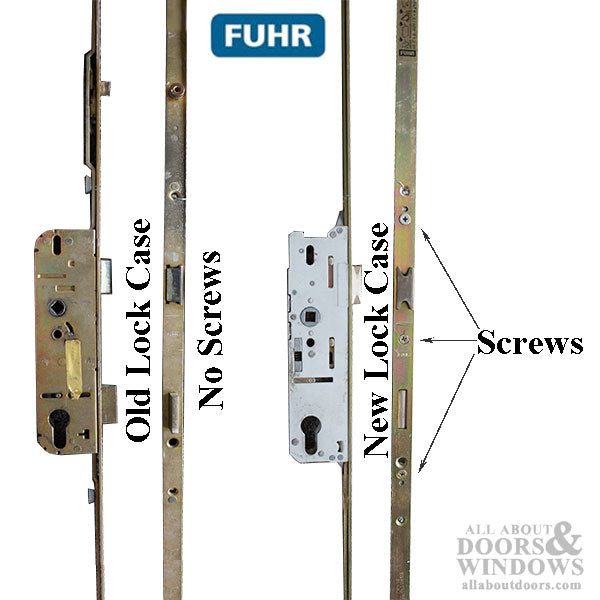 Fuhr Multipoint Lock Case – 45mm Backset, 92mm PZ, New Style 3-Screw