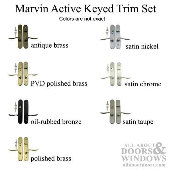 Marvin Active Trim for Multipoint Doors – Satin Nickel PVD