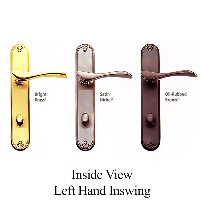 Pella Left Hand Active Handle Set for Multipoint Doors – 92mm PZ