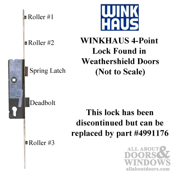 WinkHaus 4-Point Multipoint Lock – 45mm Backset, 92mm PZ (Discontinued ...