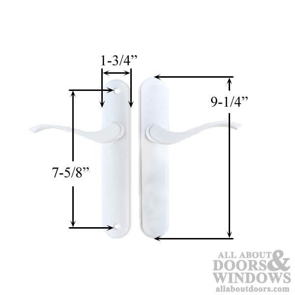 Marvin Integrity Passive Trim Set for Multipoint Doors – 92mm PZ, White
