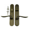 Marvin Active Keyed Multipoint Lock Trim – 92mm PZ, Antique Brass
