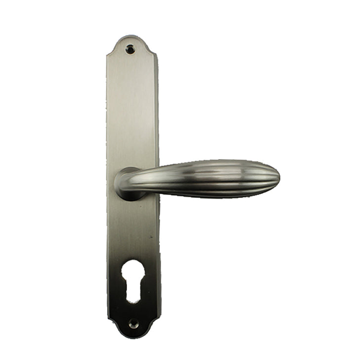 Mariani Patio Lever Trim – 68mm PZ, Satin Nickel
