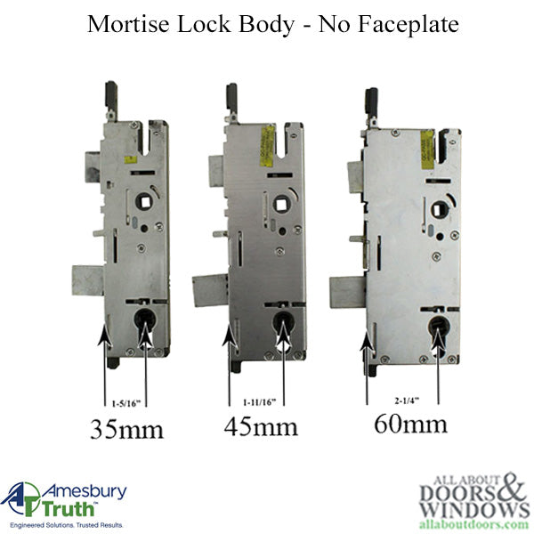 Amesbury P2000 Active Gearbox – 45mm Backset, 92mm PZ, American Cylinder