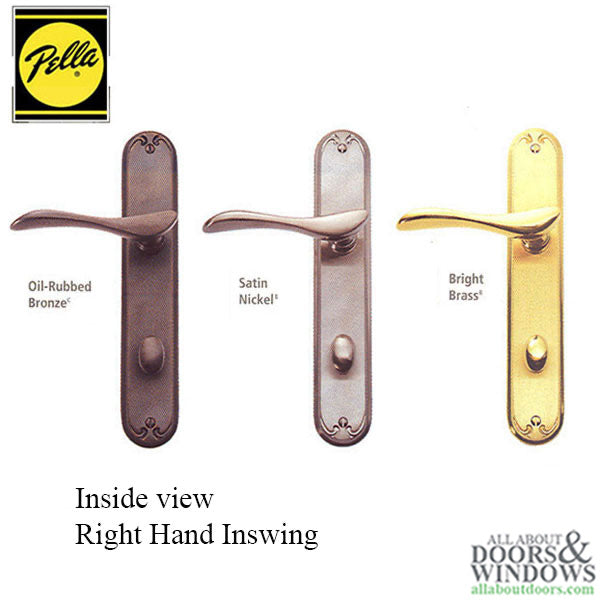 Pella Right Hand Active Handle Set for Hinged Door – 92mm PZ