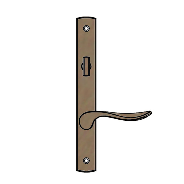 Truth Modern Sentry Handle Set – 92mm PZ, PVD Antique Brass