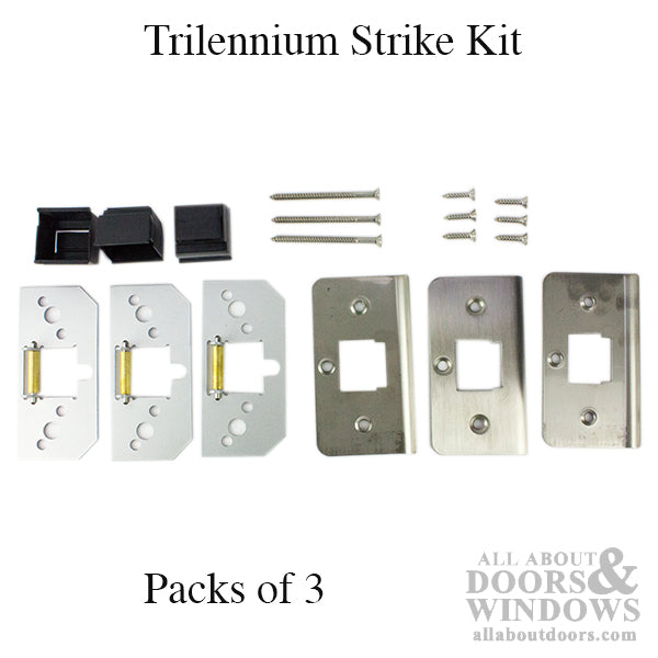 Endura Trilennium 3-Point Lock Strike Kit – 1-3/4" Door