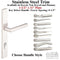 Multipoint Lock Handleset Trim – 92mm PZ, Stainless Steel