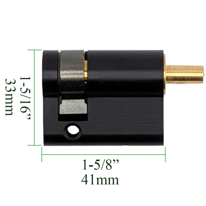 Emtek Euro Cylinder with Thumbturn – 1-3/4" Door, Oil Rubbed Bronze