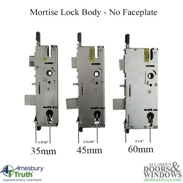 Amesbury P2000 Active Gearbox – 35mm Backset, 92mm PZ, American Cylinder