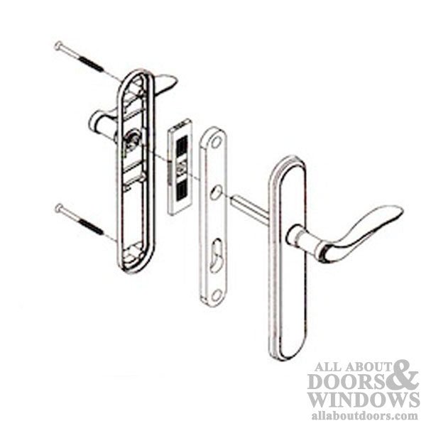 Marvin Integrity Passive Trim Set for Multipoint Doors – 92mm PZ, White