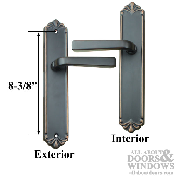 Multipoint Handleset Trim – 92mm PZ, Left Hand, Oil Rubbed Bronze