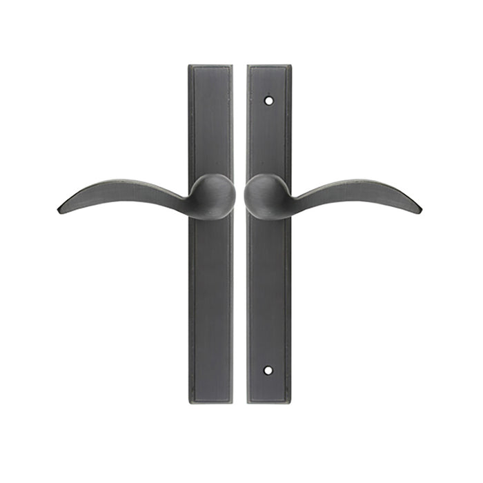 Non-Keyed Passage Lever with Durango Handle – Left Hand, 92mm PZ, Medium Bronze