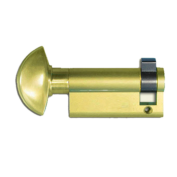 Hoppe Non-Keyed Profile Cylinder with Crescent Knob – 90°, 2-13/16" Overall