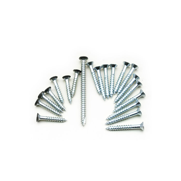 GU 20-Piece Screw Pack – Square Drive, Bronze and Mill Finish