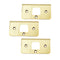 Peachtree Strike Plate Set – 3 Pieces for 1-3/4" Doors
