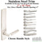 Multipoint Lock Handleset Trim – 152mm PZ, Stainless Steel