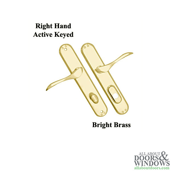 Pella Right Hand Active Handle Set for Hinged Door – 92mm PZ