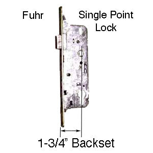 Fuhr Single Point Mortise Lock – 45mm Backset