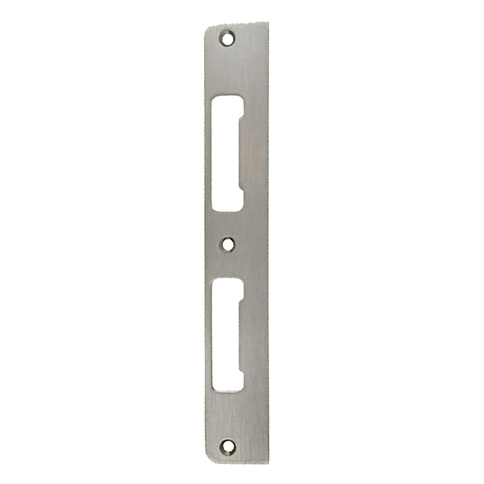 Hoppe Latch & Deadbolt Strike Plate – Flat, Satin Nickel