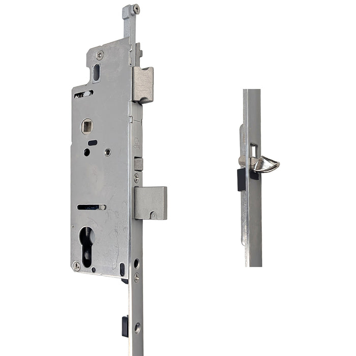 Hoppe Multipoint Lower Extension with Tongue – 45mm Backset, 92mm PZ, 36" Handle Height, 26.42" Tongue