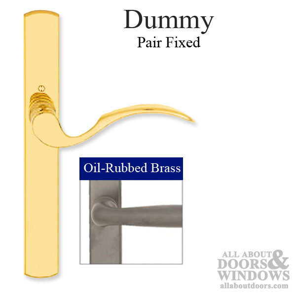 Hoppe Munchen Dummy Handleset for Multipoint Doors – Oil Rubbed Brass
