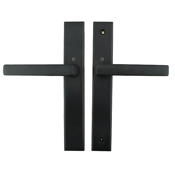 Hoppe Dallas Dummy Handleset for Multipoint Doors – Matte Black